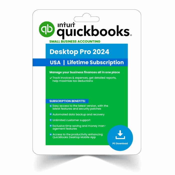 QuickBooks Desktop Pro 2024 Lifetime Activation